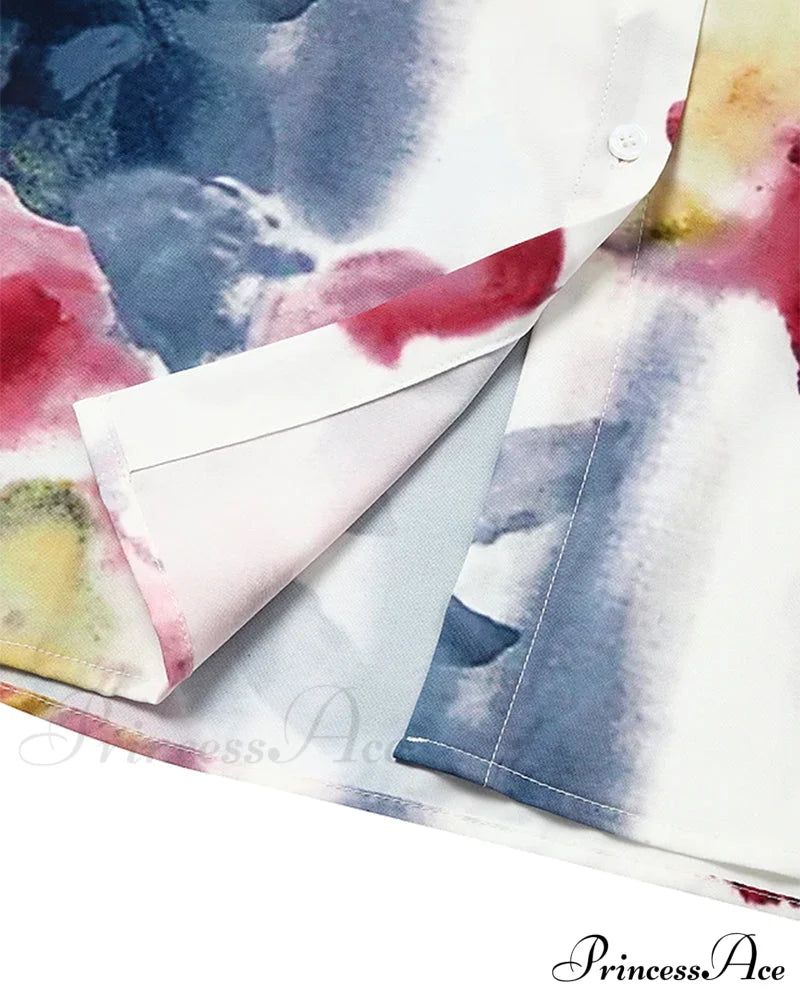 Loose Shirt Dress With Half Sleeves Casual Dresses