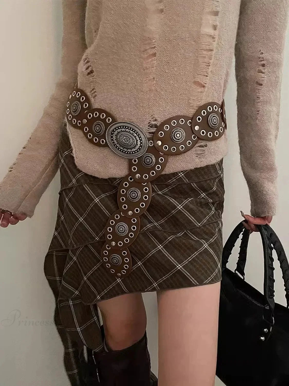 Luxurious Gothic Antique Western Belt