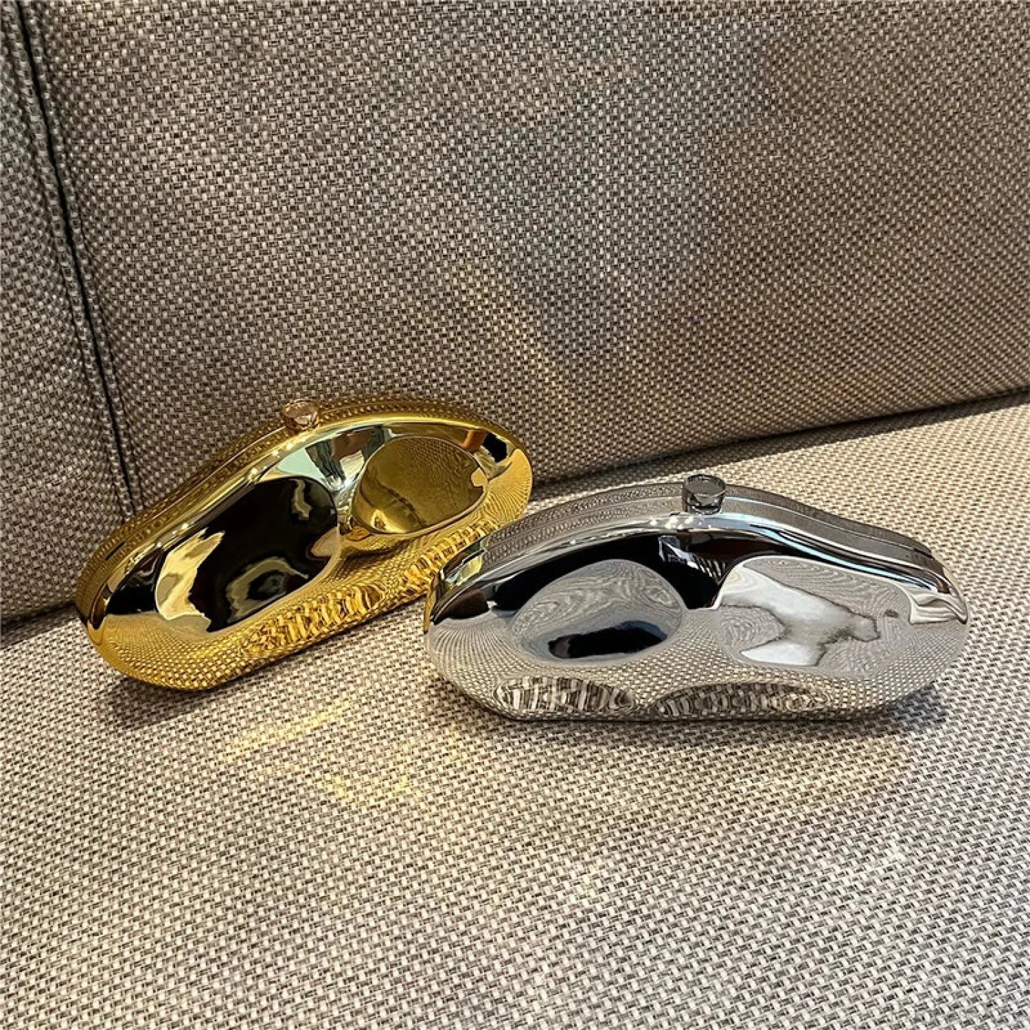 Luxury Gold Acrylic Evening Purse Designer Wedding Bag clutchbag-250126