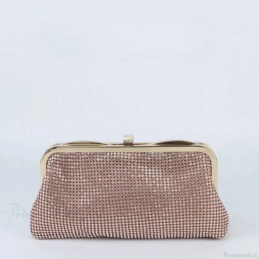 Luxury Square Shoulder Bag Simple Crossbody Bag Pink / (20cm clutchbag-250126