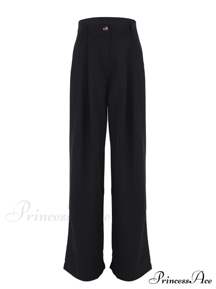 Madison Elegant Co-Ord Set Black Pants / S