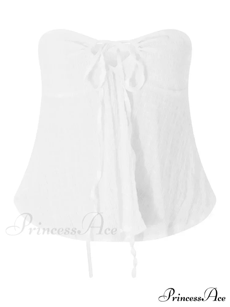 Maebel Elegant Top White / S