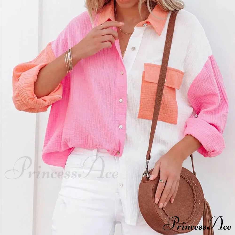 Marly Blouse Rose Red / S Tops & Blouses