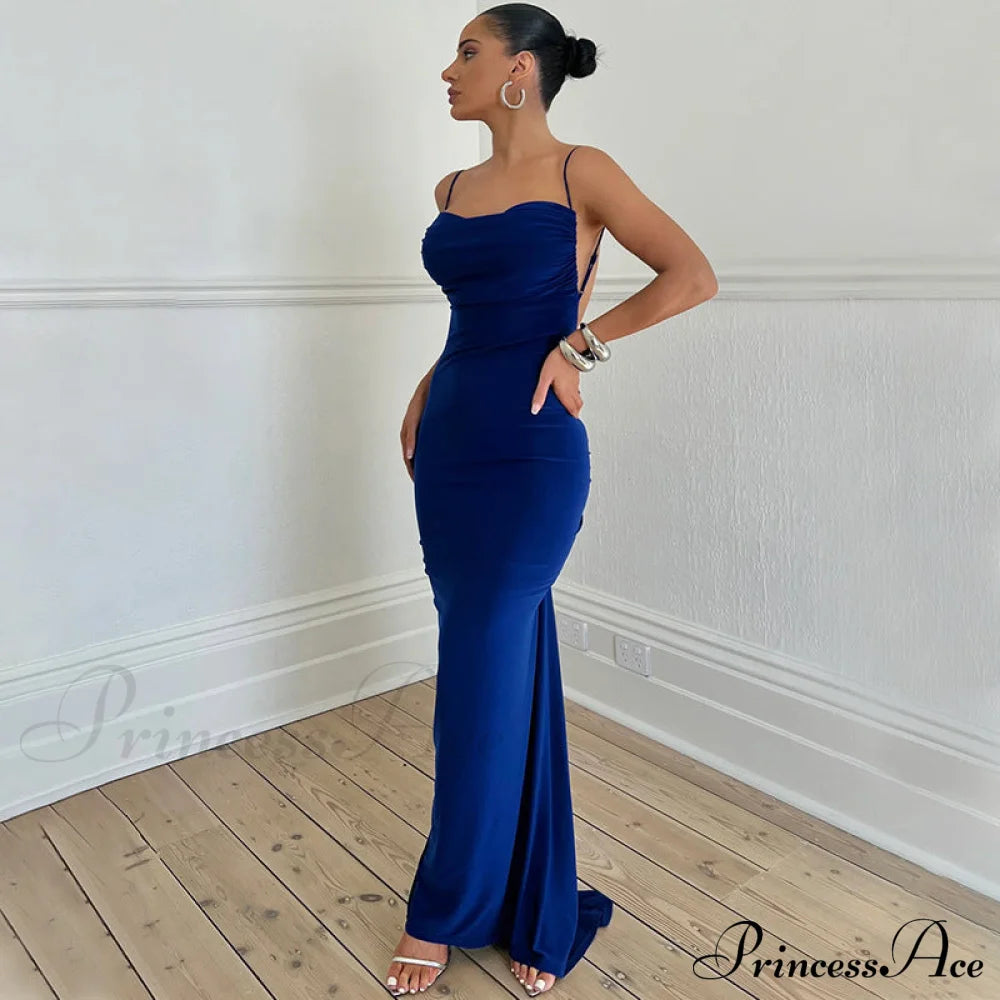 Mikayla Formal Stylish Backless Mermaid Dress S.o. Long Dresses