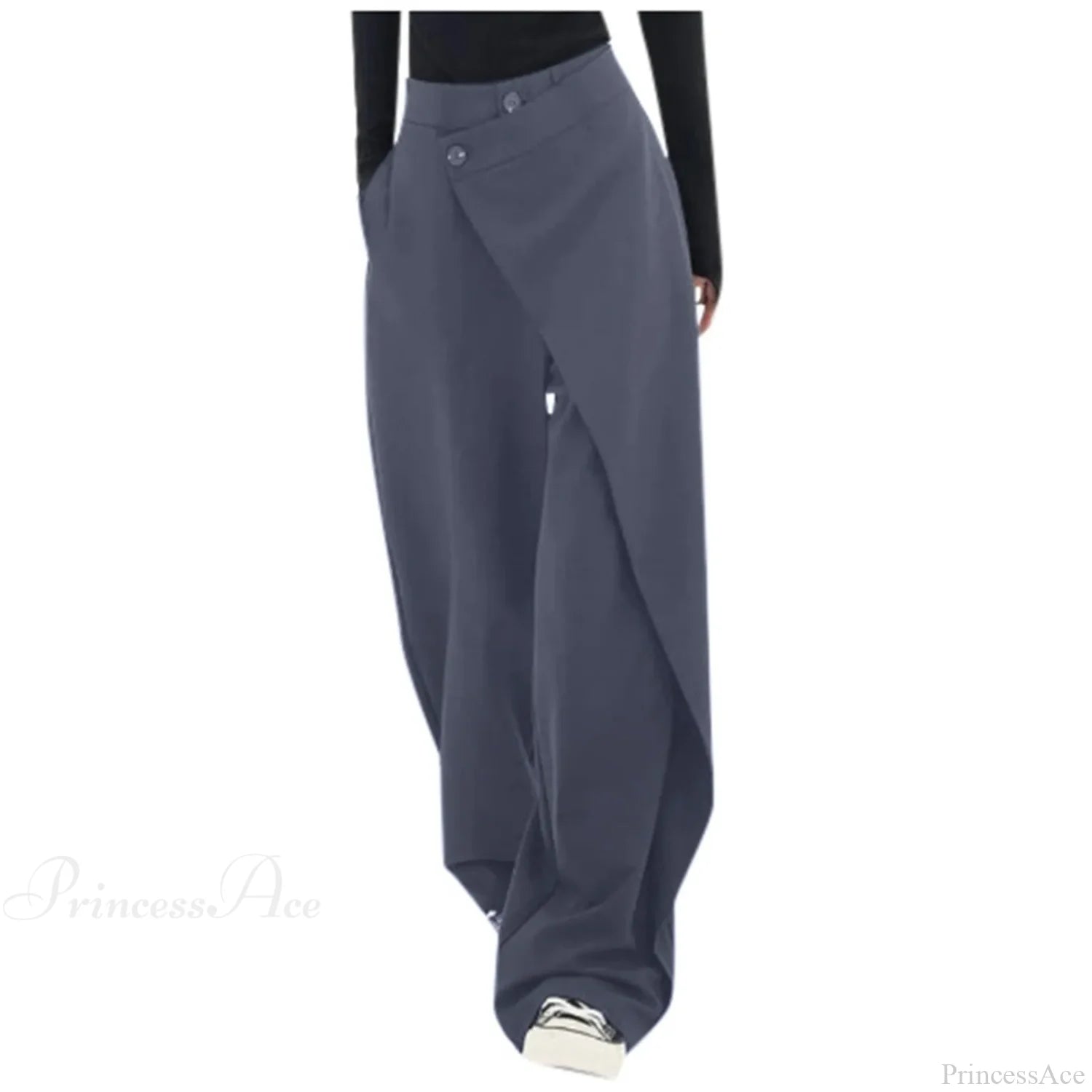Minimalist Business Casual Pants Grey / S