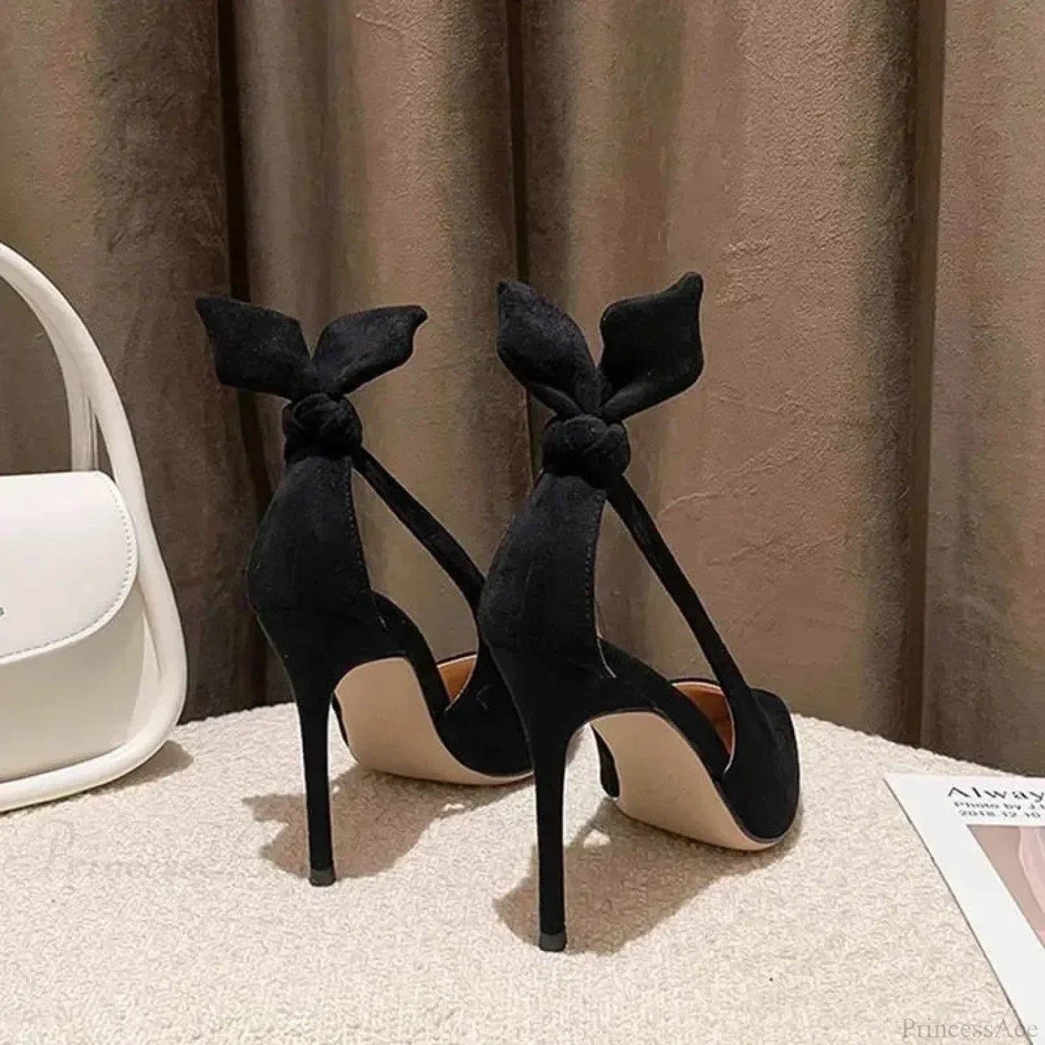 New Suede High Heels Office Stiletto Party Feast Shoes Comfort Women Heel