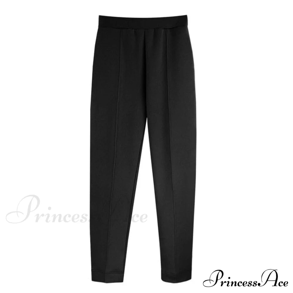 Pants Plus Fleece Casual Women Sweatshirt Couple Tracksuit Unisex Hoodies 2-Piece Size