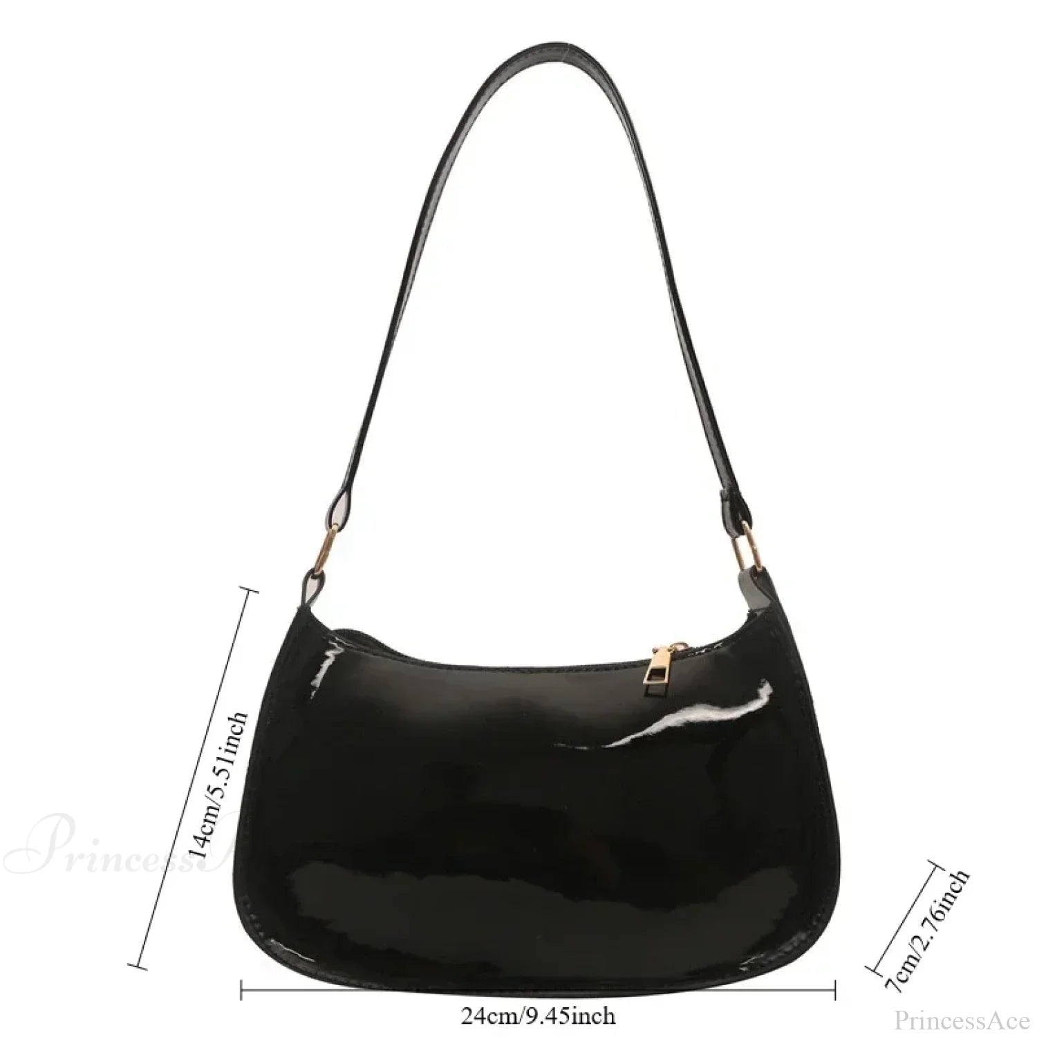 Patent Leather Designer Shoulder Handbag shoulder-250126