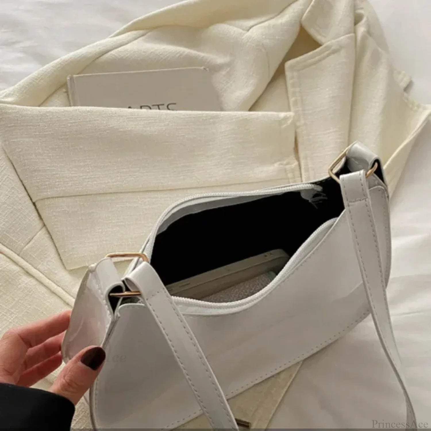 Patent Leather Designer Shoulder Handbag shoulder-250126