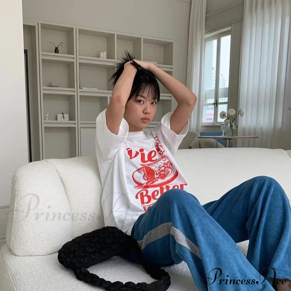 Pie Printed Stylish Graphic Tee T Shirt