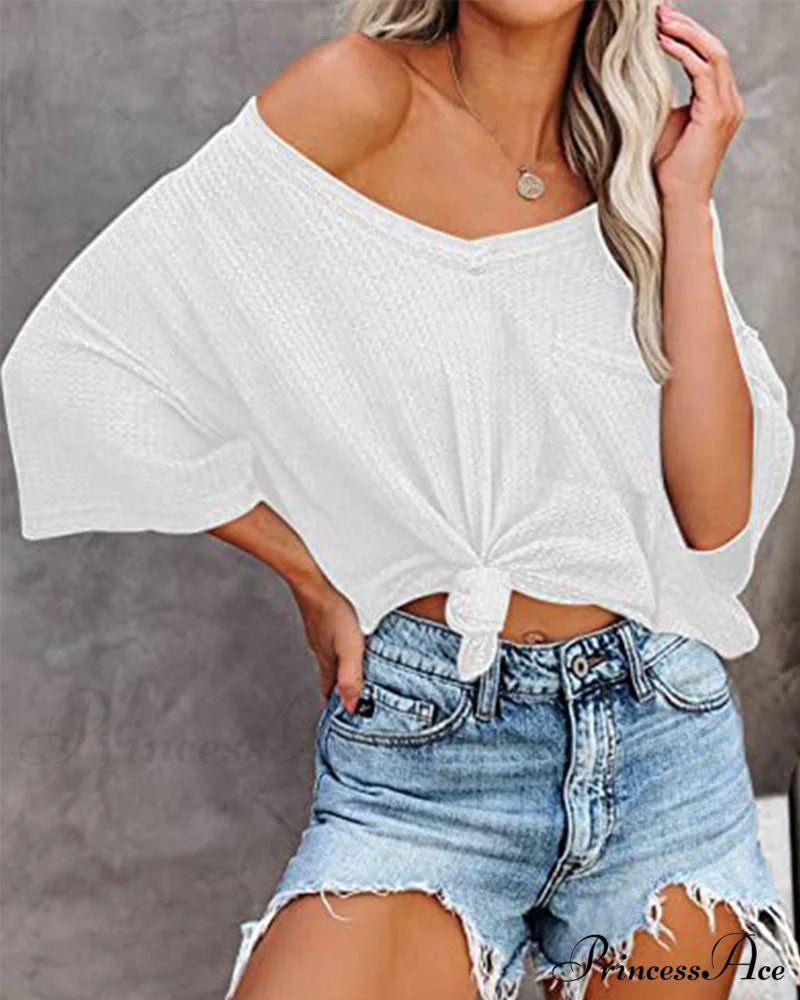 Pocket V-Neck Tee T-Shirts