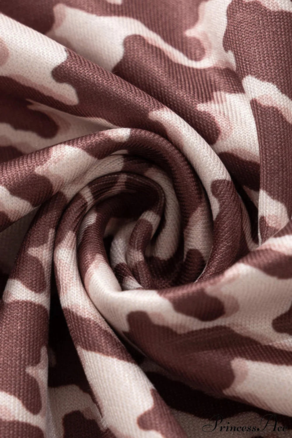 Printed Crew Neck Cropped Long Sleeve Tee