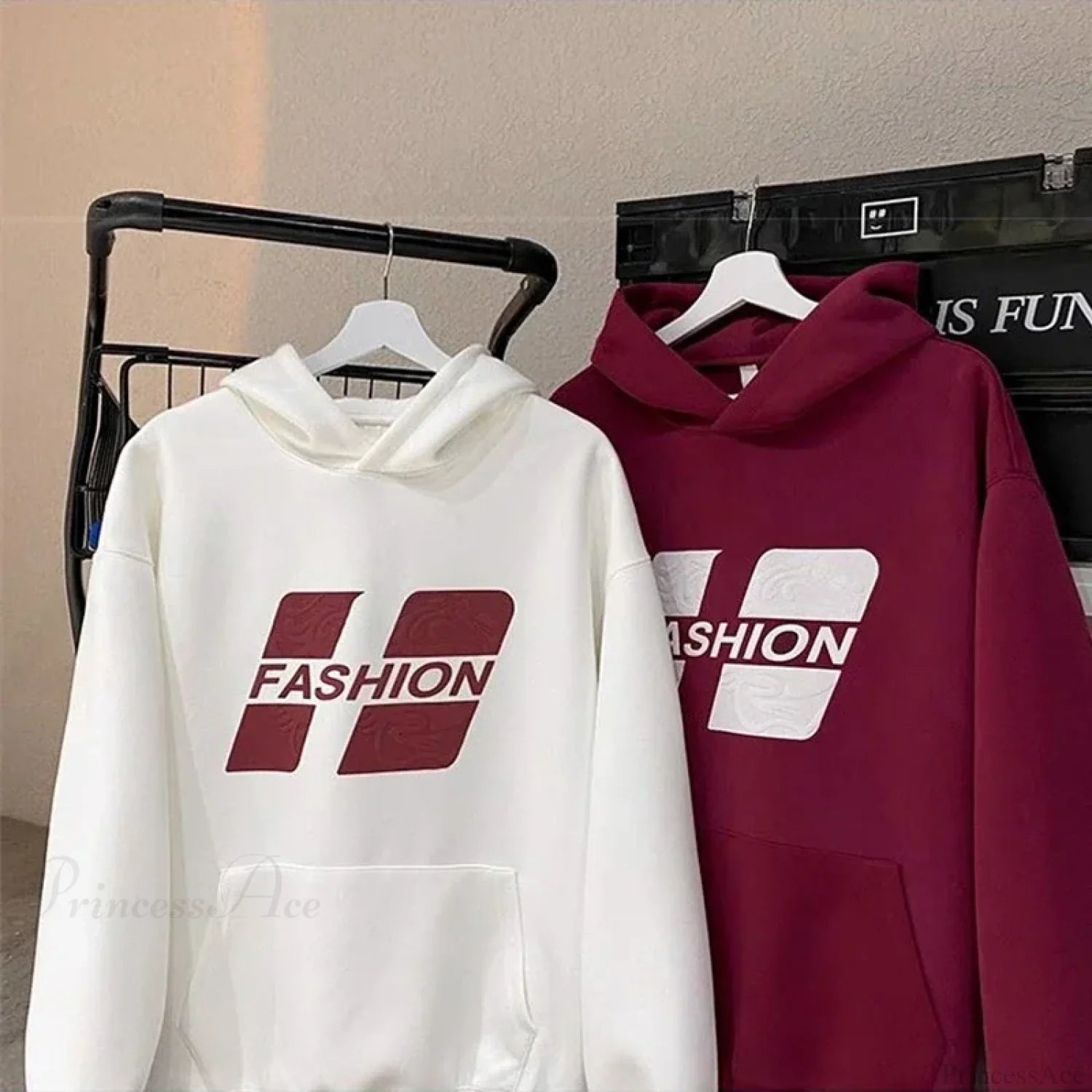 Printed Hip-Hop Street Hoodie