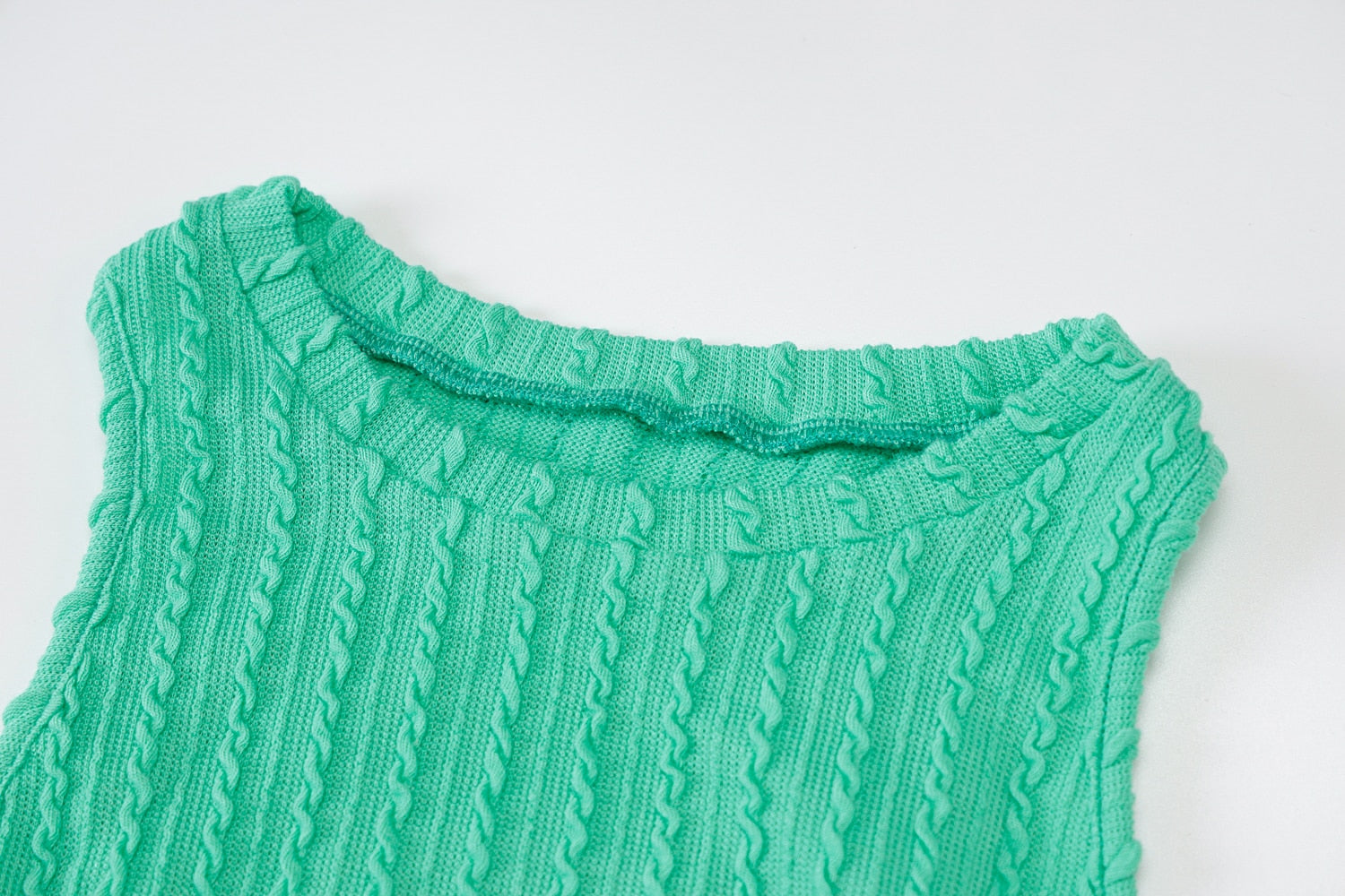 Cable Knit Stylish Tank Maxi Dress Dress