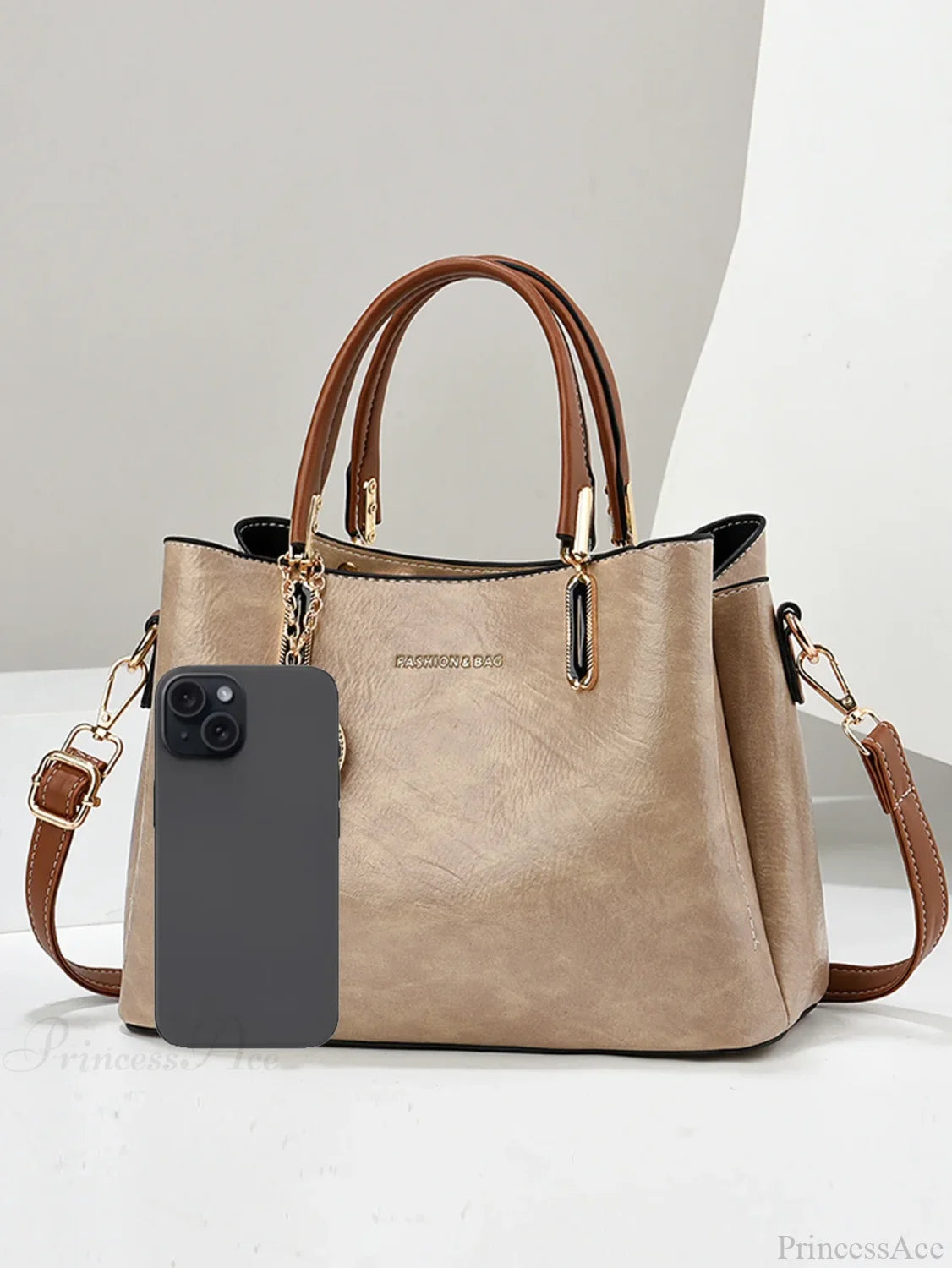 Pure Color Simple Senior Women’s Crossbody Handbag handbag-250126