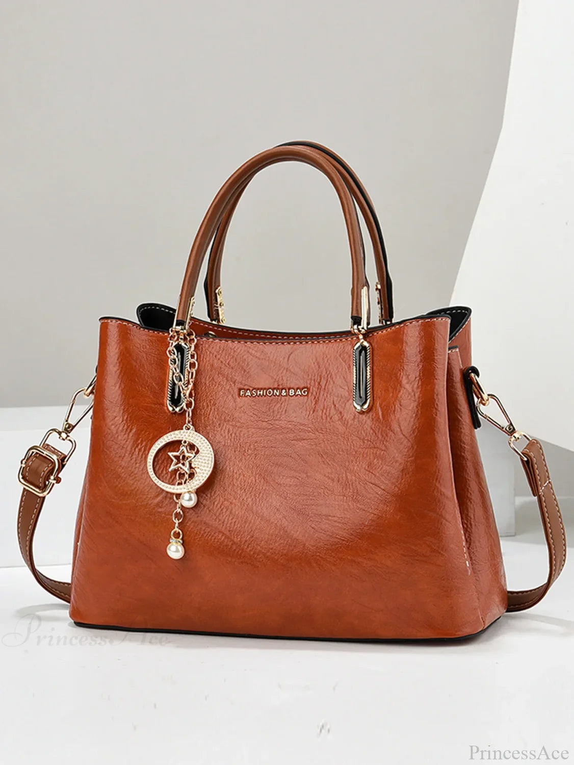 Pure Color Simple Senior Women’s Crossbody Handbag Yellow handbag-250126