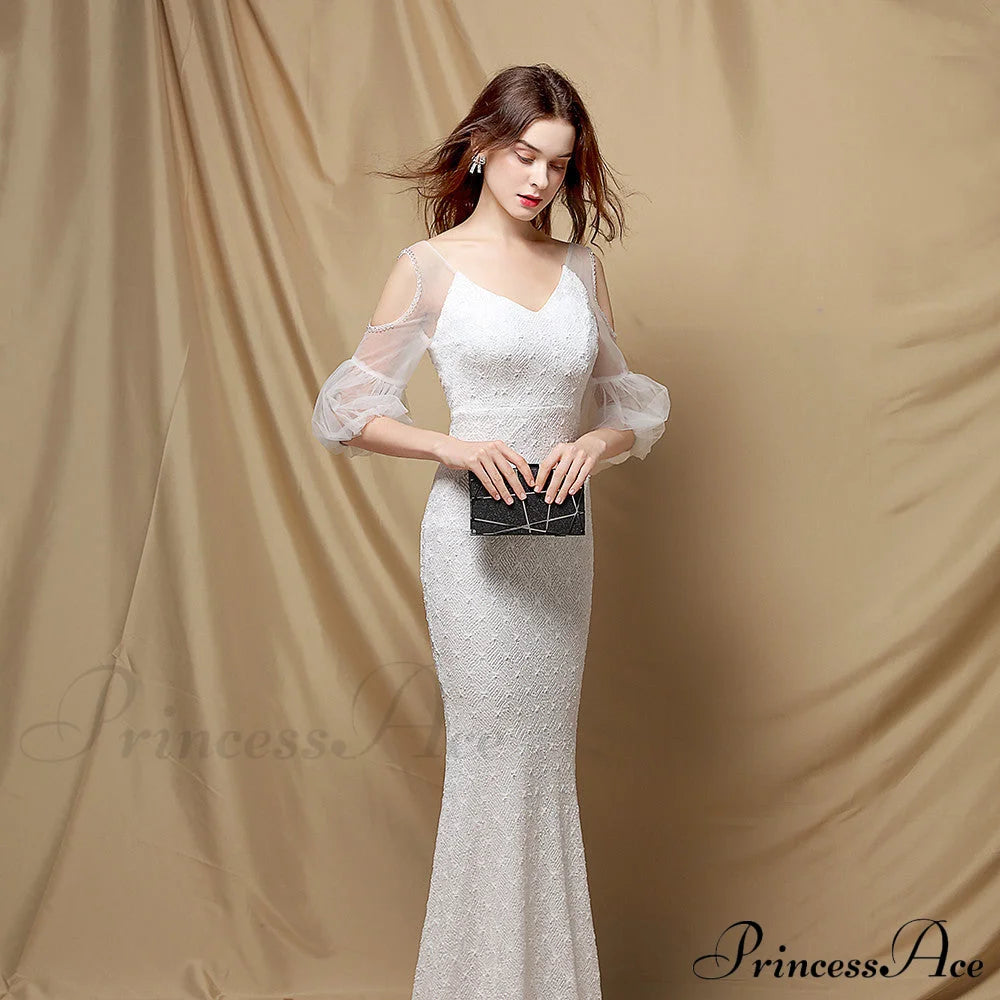 Quinn Sequin Scroll Charming Puff Sleeve Dress S.o. Long Dresses