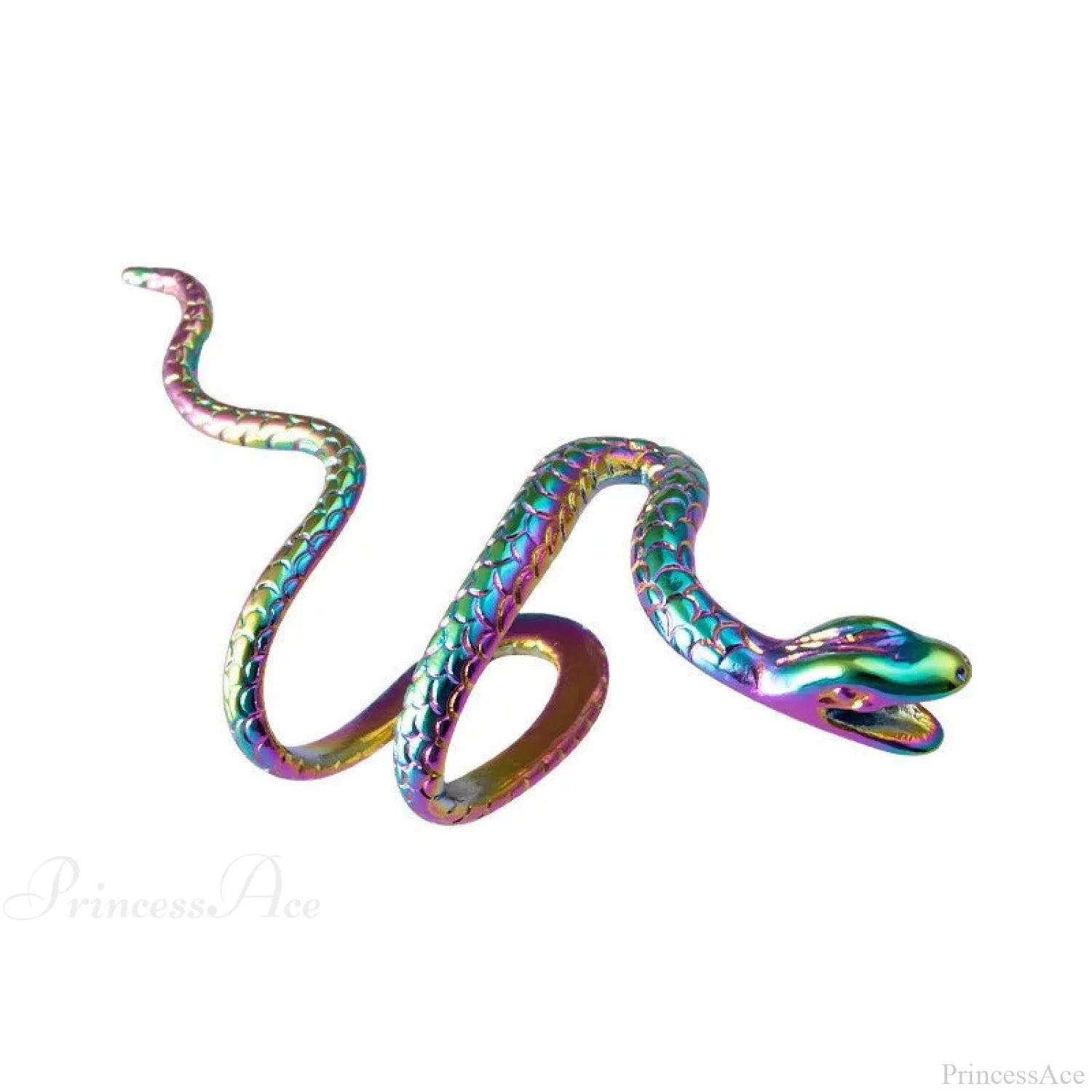 Rebel Dark Serpent False Cartilage Clip Earring Colorful