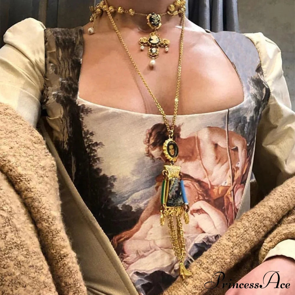 Renaissance Elegant Corset Top Top