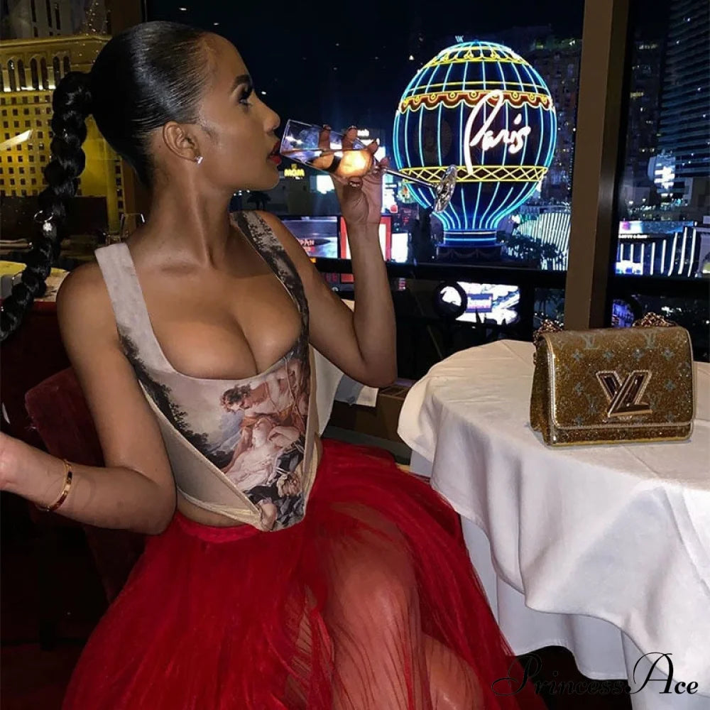 Renaissance Elegant Corset Top Top