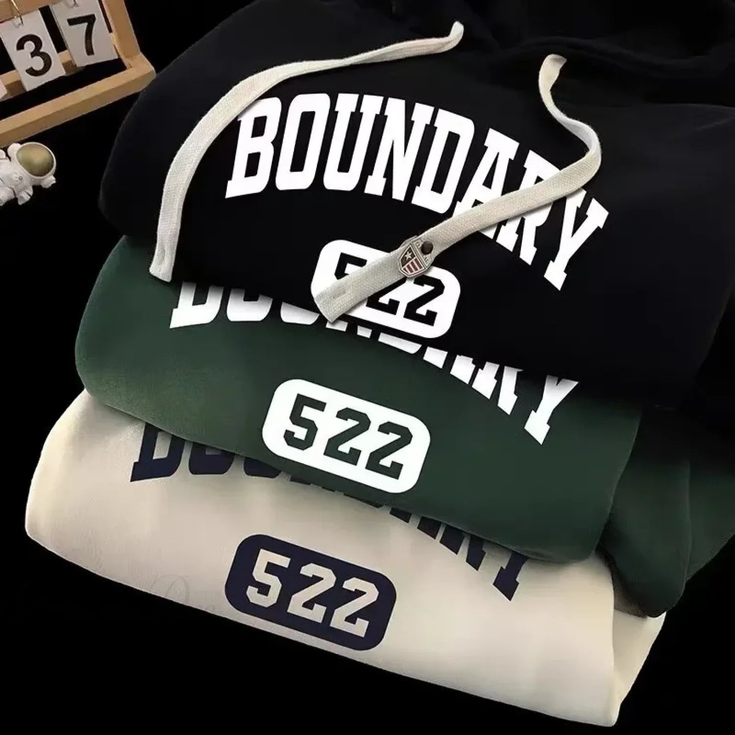 Retro Casual High Street Letter Hoodie