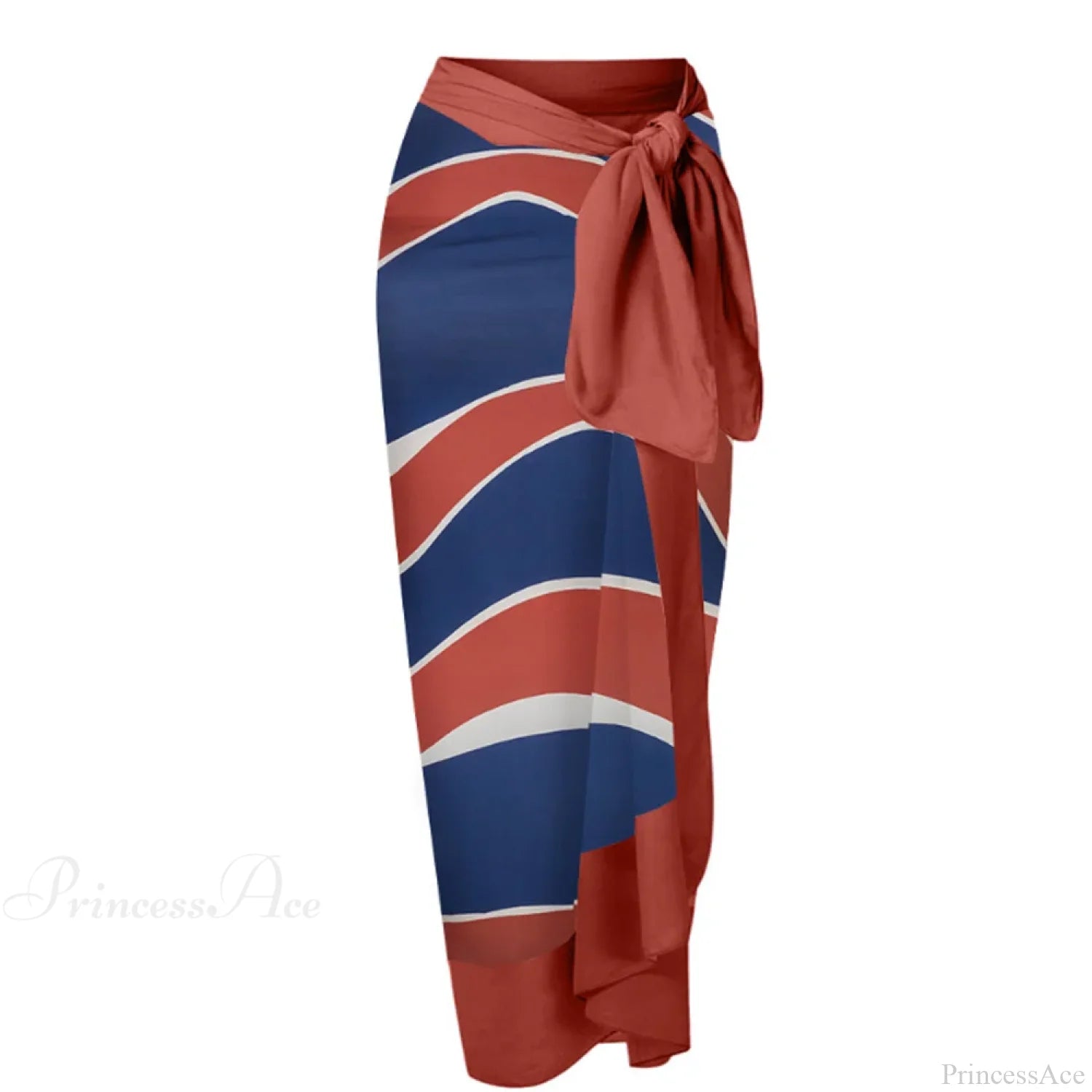 Retro Striped Printed Swimsuit One Piece Brown / S onepiece-250223