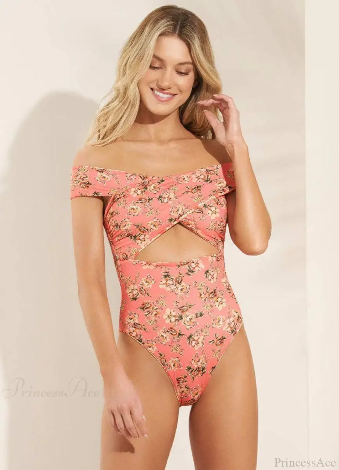 Reversible Print One-Piece Swimsuit One Piece onepiece-250223