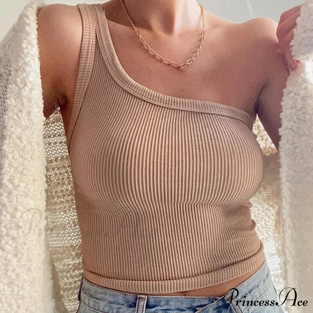 Ribbed Knitted Tank Top