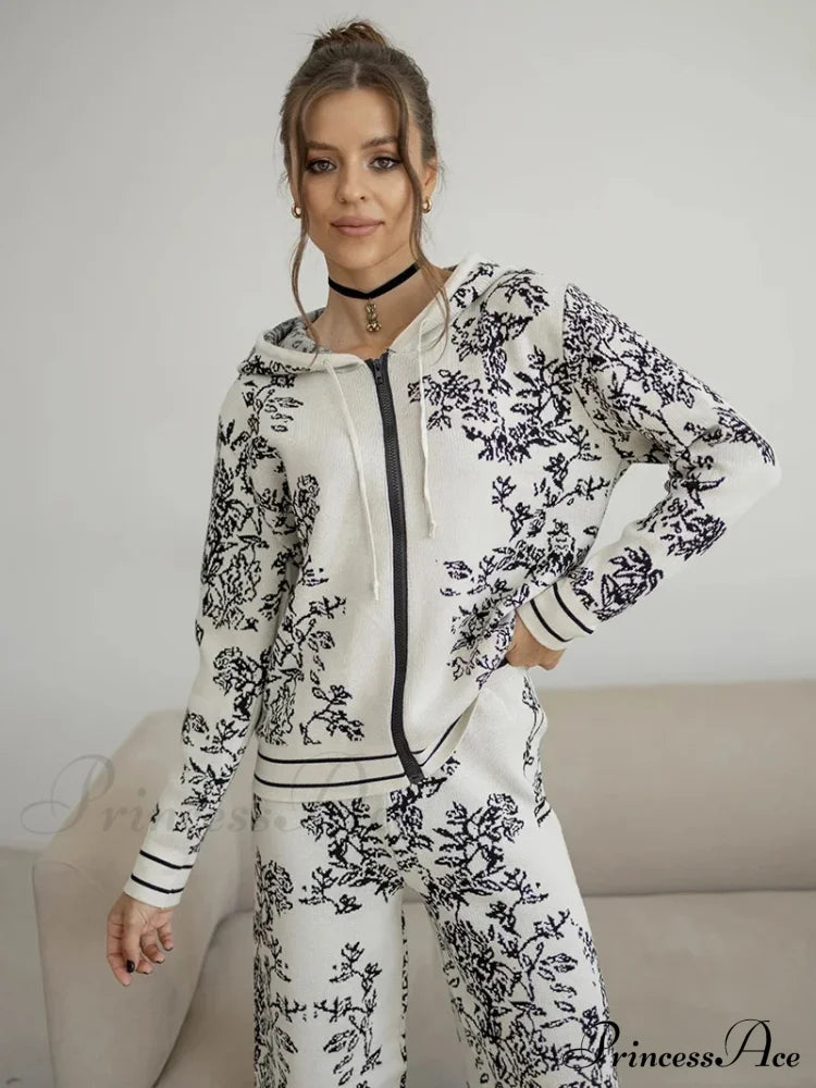 Romana Knitted Stylish Two Piece Set