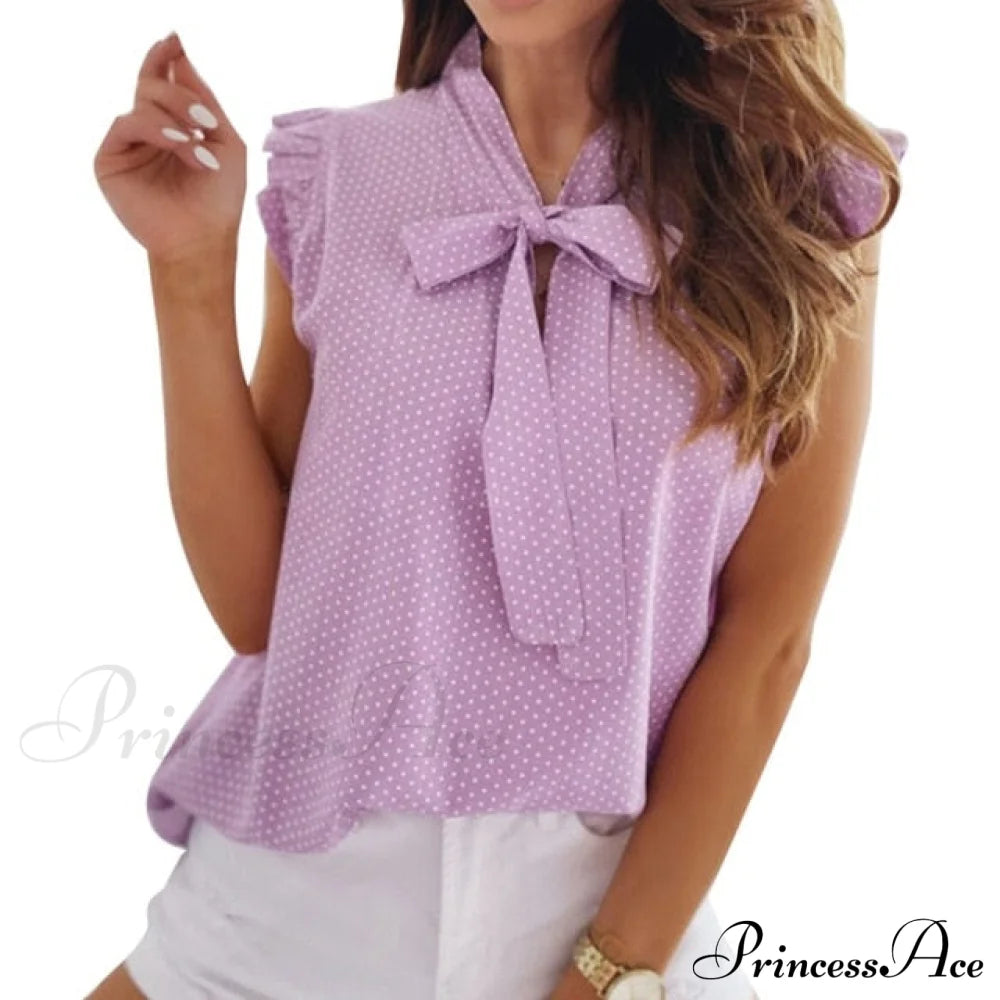 Ruffle Spaghetti Warm-Season Blouse Muyogrt Neck Strap V Backless Sleeveless Women Casual Shirts