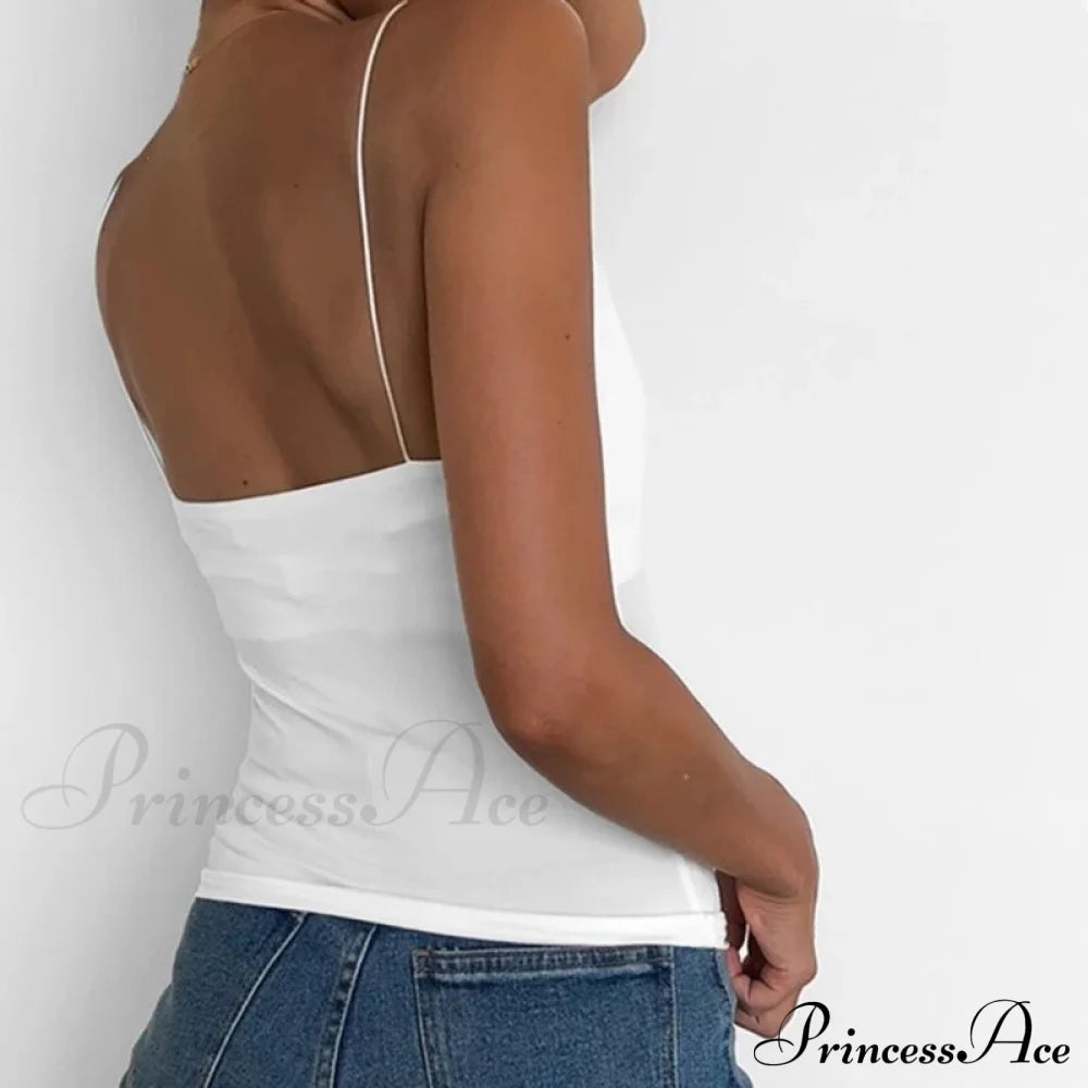 Satin Thin Solid Camis