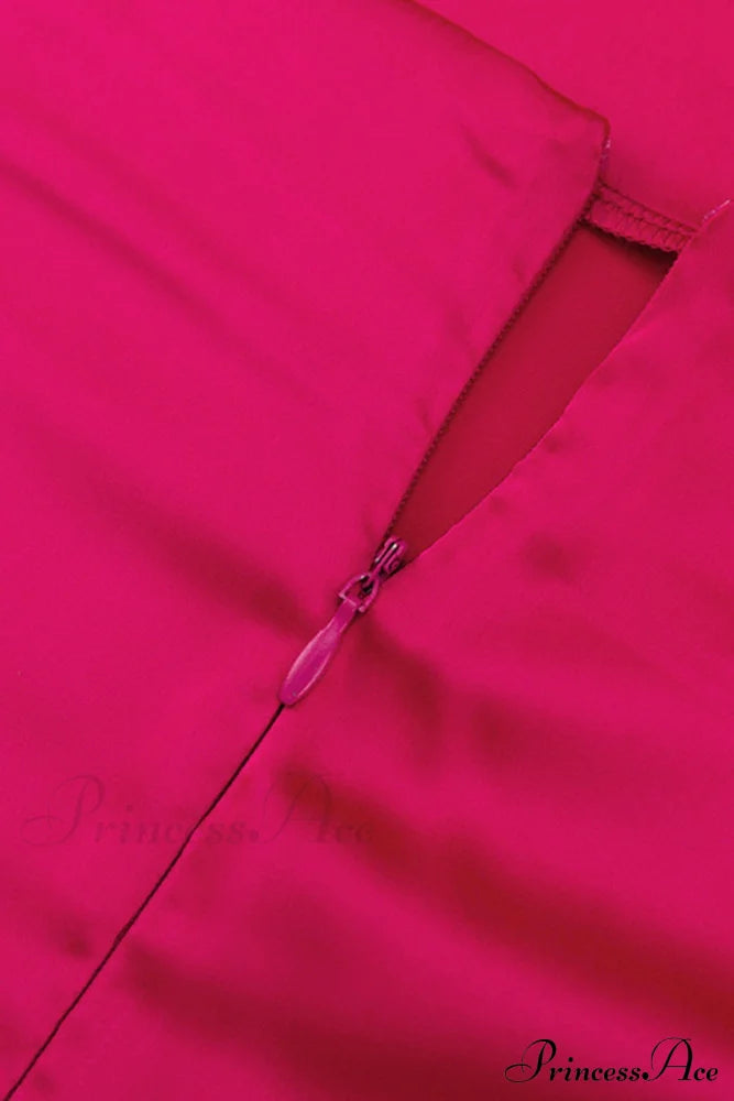 Satin Tie-Back Criss-Cross Cami Dress With Rose Pattern Midi Dresses