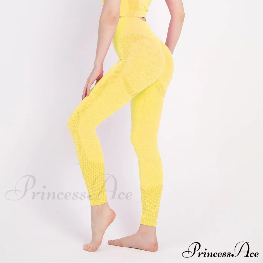 Seamless Workout Legging Yellow / S
