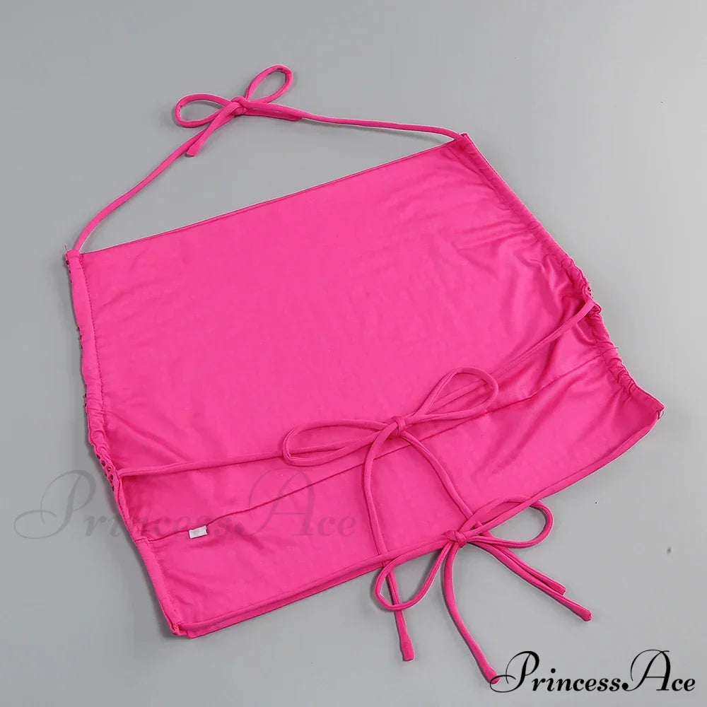 Sequin Open Back Tie Up Crop Modern Top And Wrap Midi Skirt Set High Split Suits