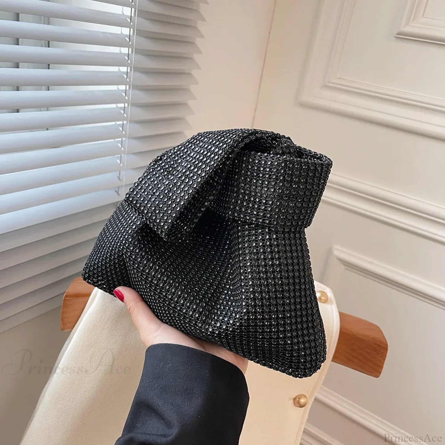 Sequin Rhinestone Sparkly Evening Wristlet wristlet-250126