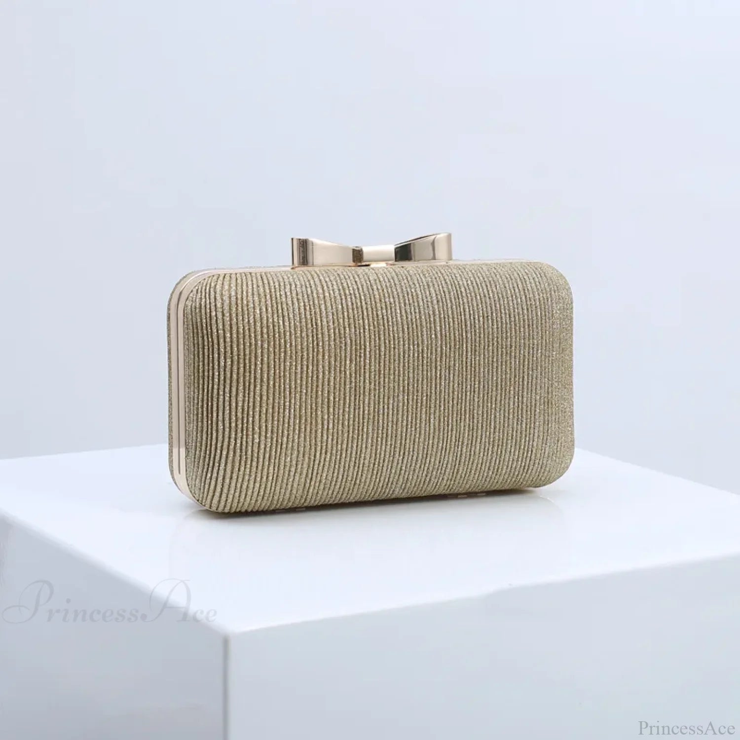 Sequined Banquet Evening Clutch Wristlet Gold wristlet-250126