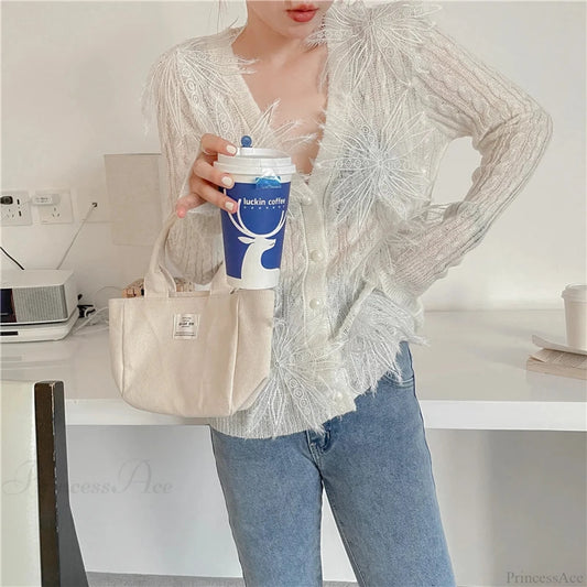 Sexy Embroidered Flower Knitted Blouse Party Blouse blouse-250126