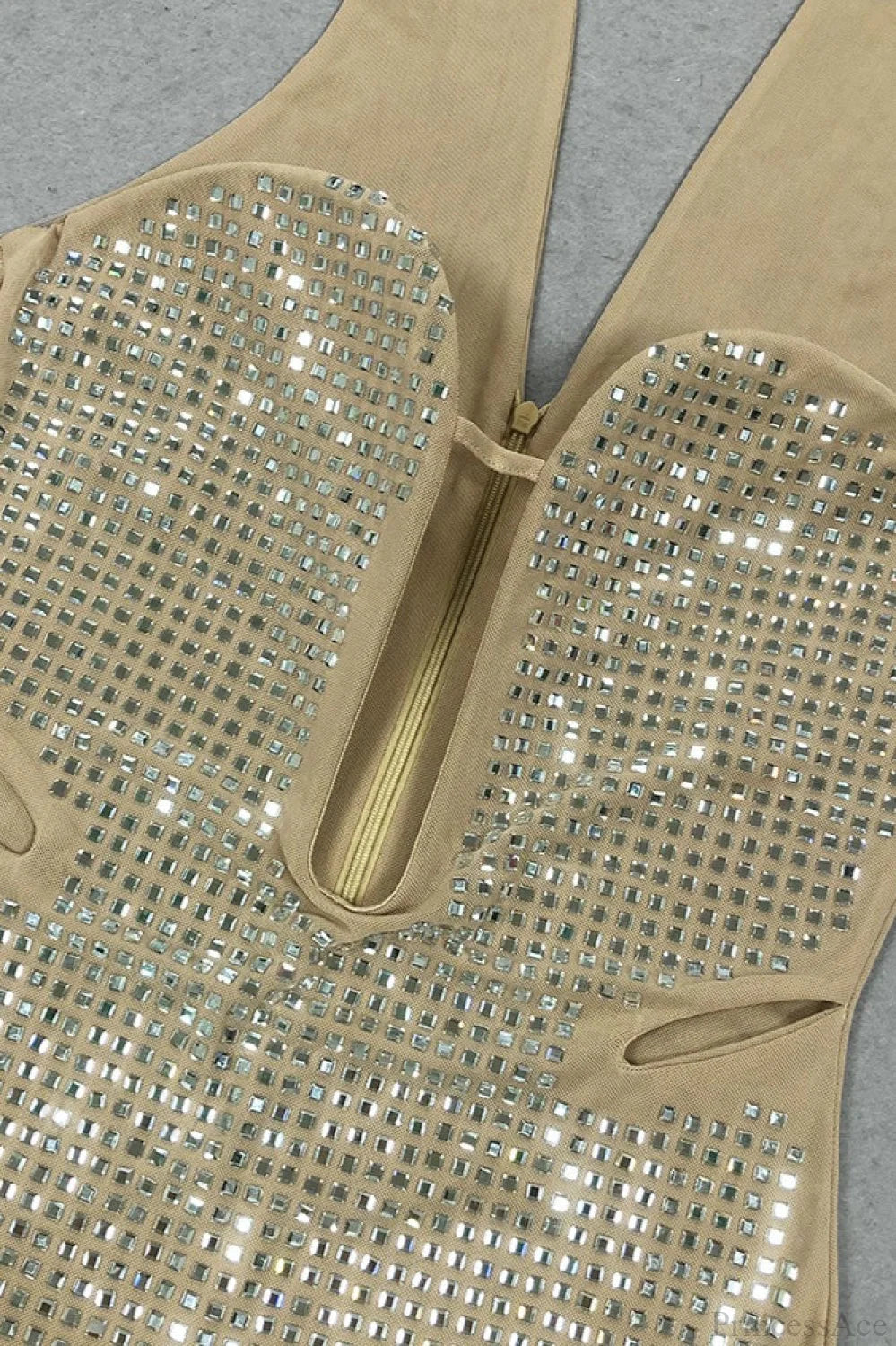 Sexy Fitted Strapless Beaded Wedding Dress