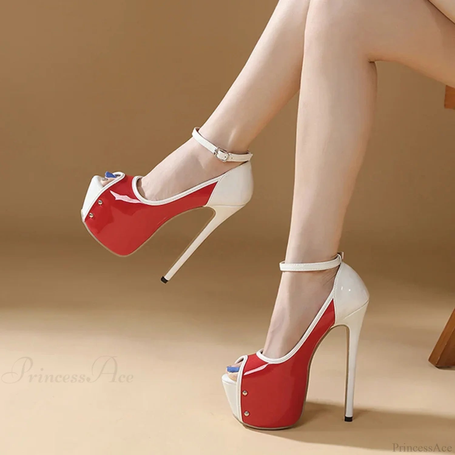 Sexy Peep-Toe Party Club Strip Pole-Dance Ultra-High Heels Platform Stiletto Wedding Banquet High