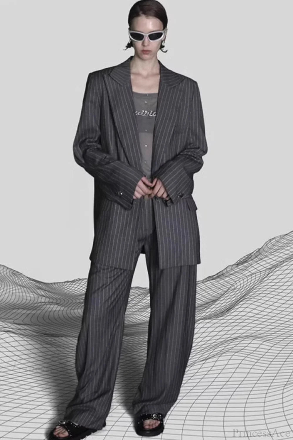 Sexy Rhinestone Embellished Off-the-Shoulder Tulle Blouse