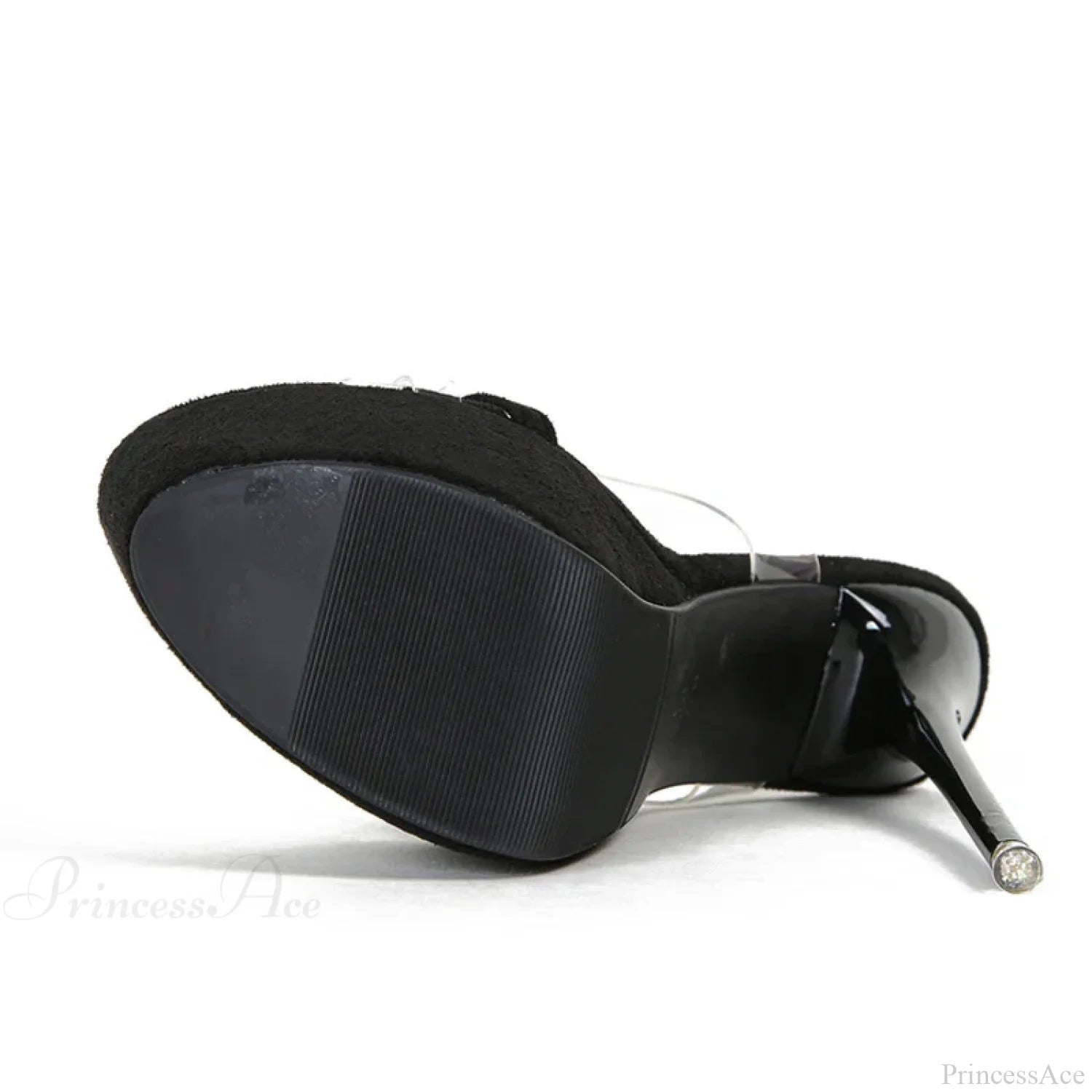 Sexy Snake-Print Back-Strap Platform Sandals Thick-Bottom Open-Toe Party Stripper Transparent High