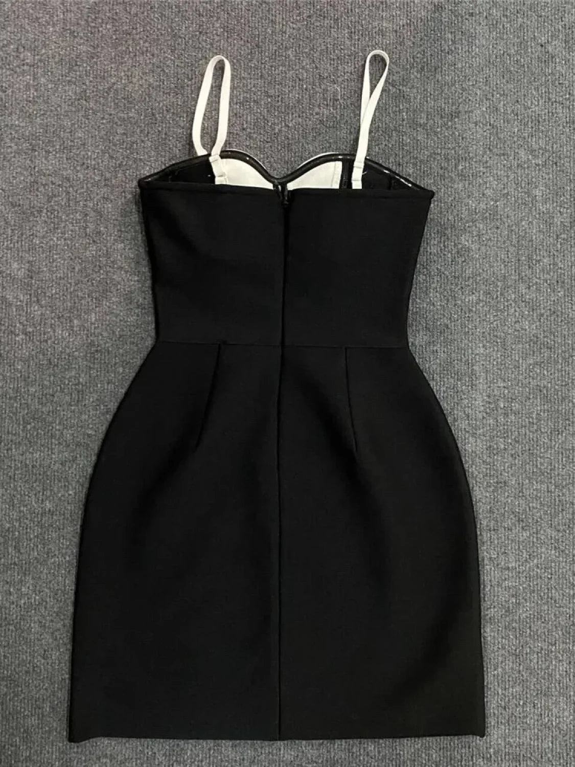 Sexy Spaghetti Strap 3D Flower Bandage Sleeveless Floral A-Line Christmas Party Dress Dresses-L