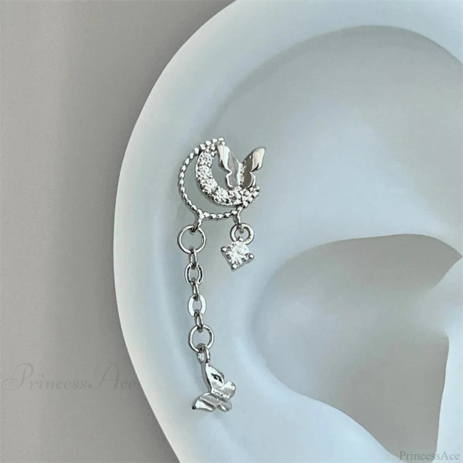 Shiny Saturn 316L Stainless Steel Stud Earring color15