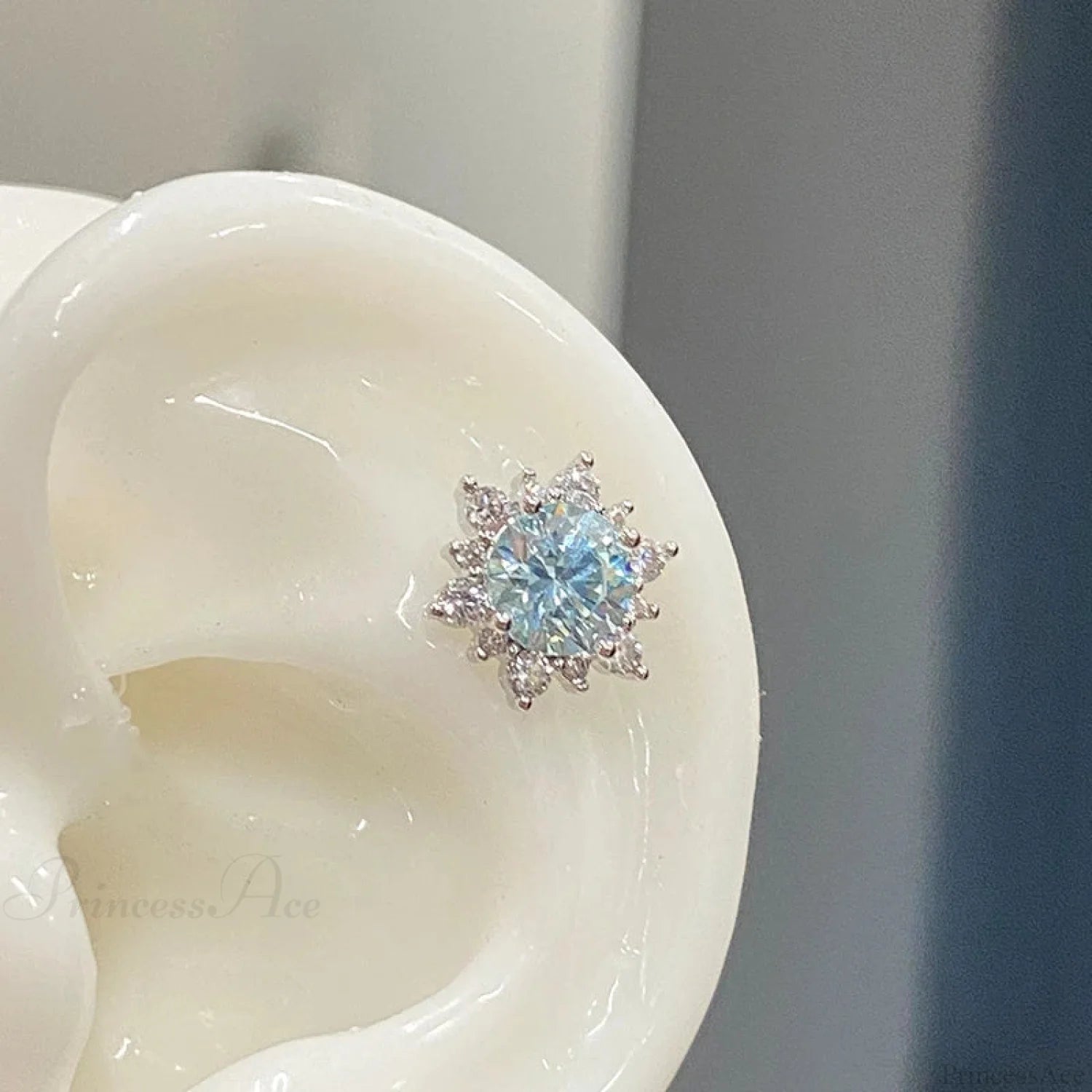 Shiny Saturn 316L Stainless Steel Stud Earring color5