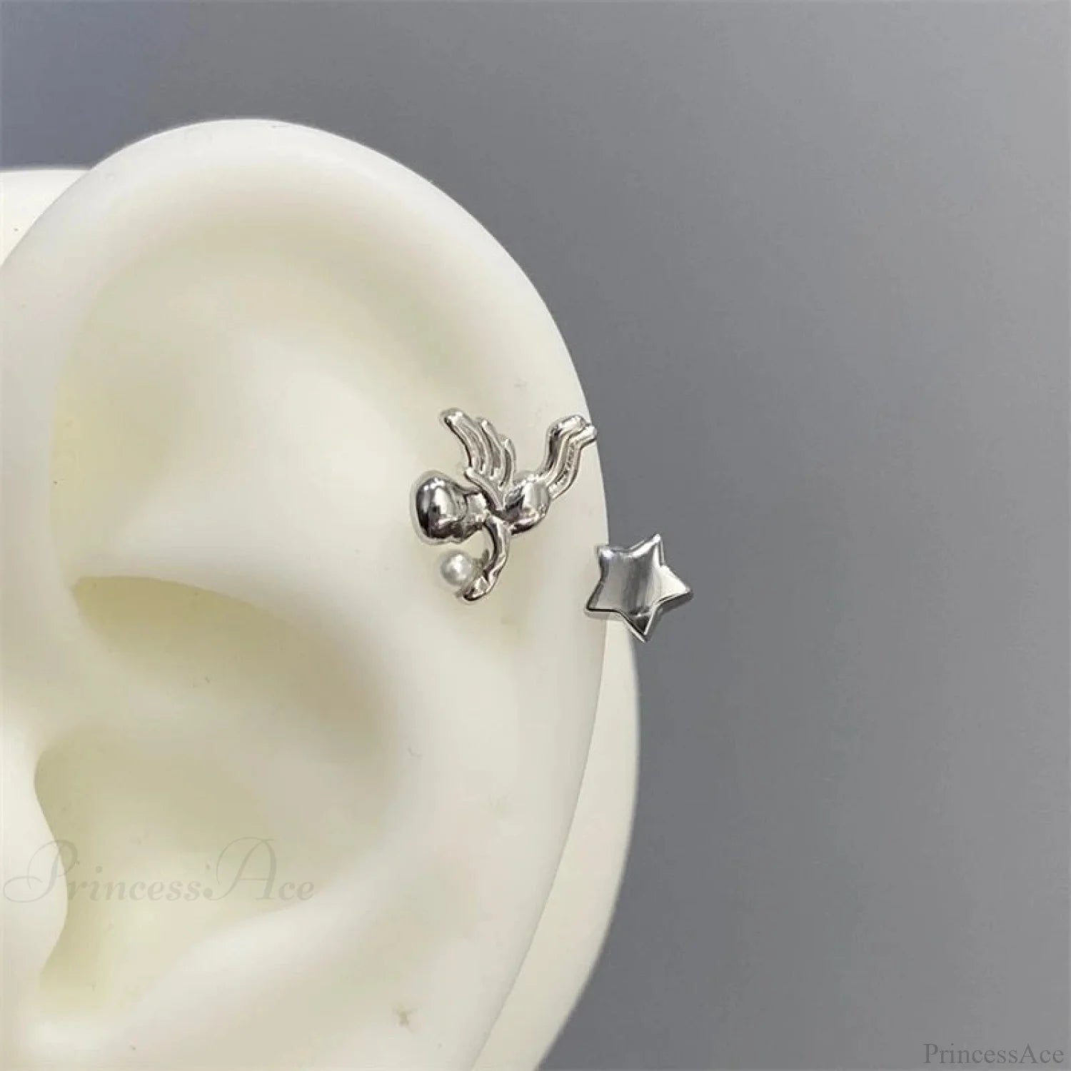 Shiny Saturn 316L Stainless Steel Stud Earring color8