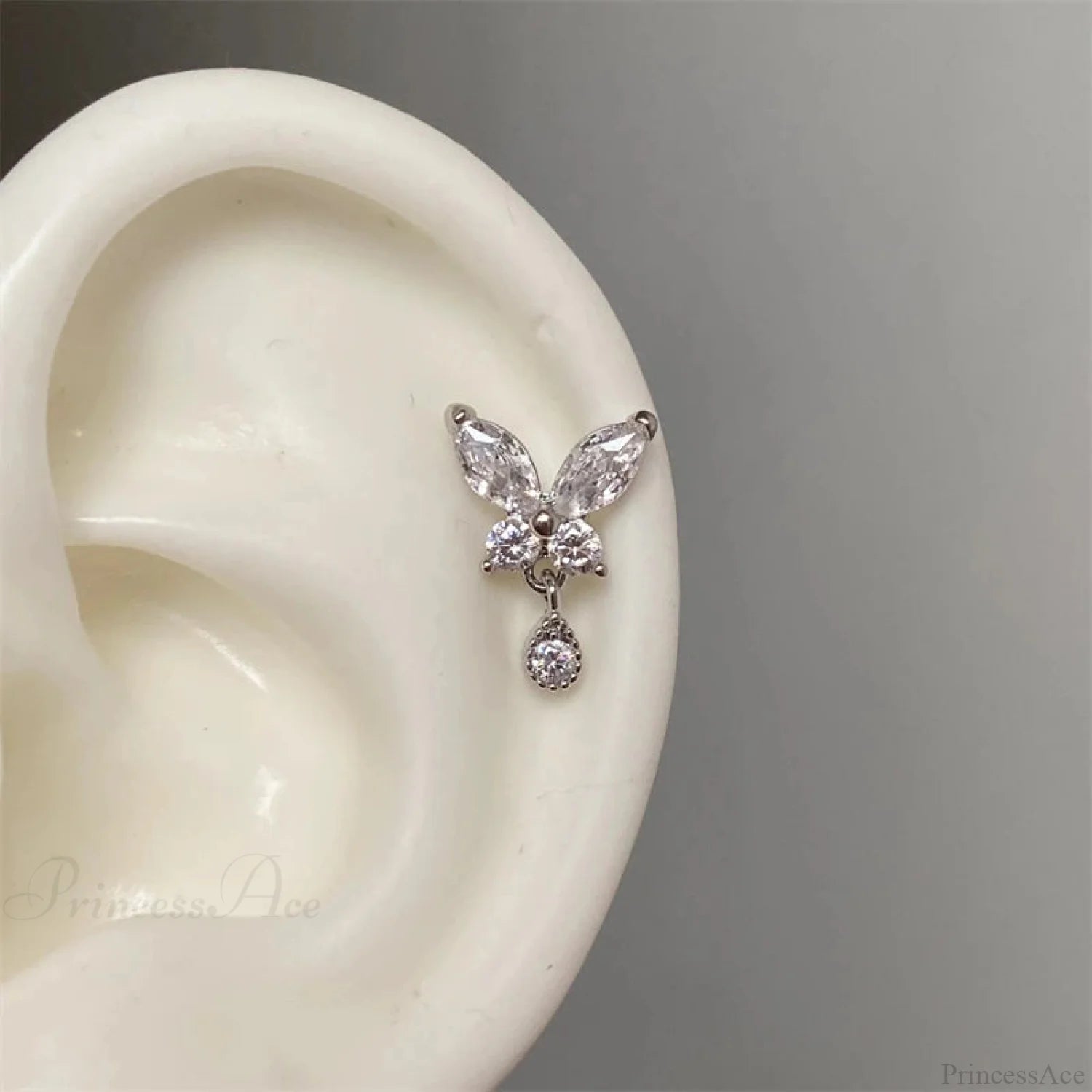 Shiny Saturn 316L Stainless Steel Stud Earring color9