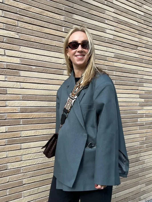 Side Split Suit Coat