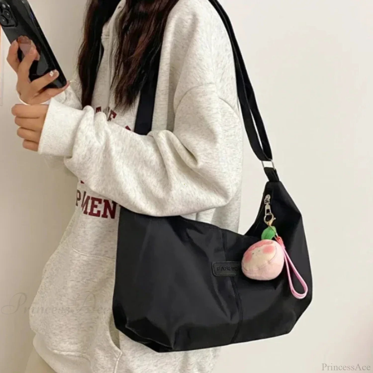 Simple College Style Nylon Large Crossbody crossbody-250126