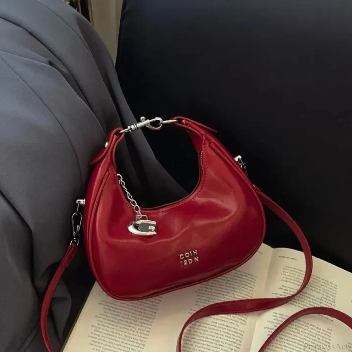 Simple Versatile Solid Color Shoulder Messenger Handbag handbag-250126