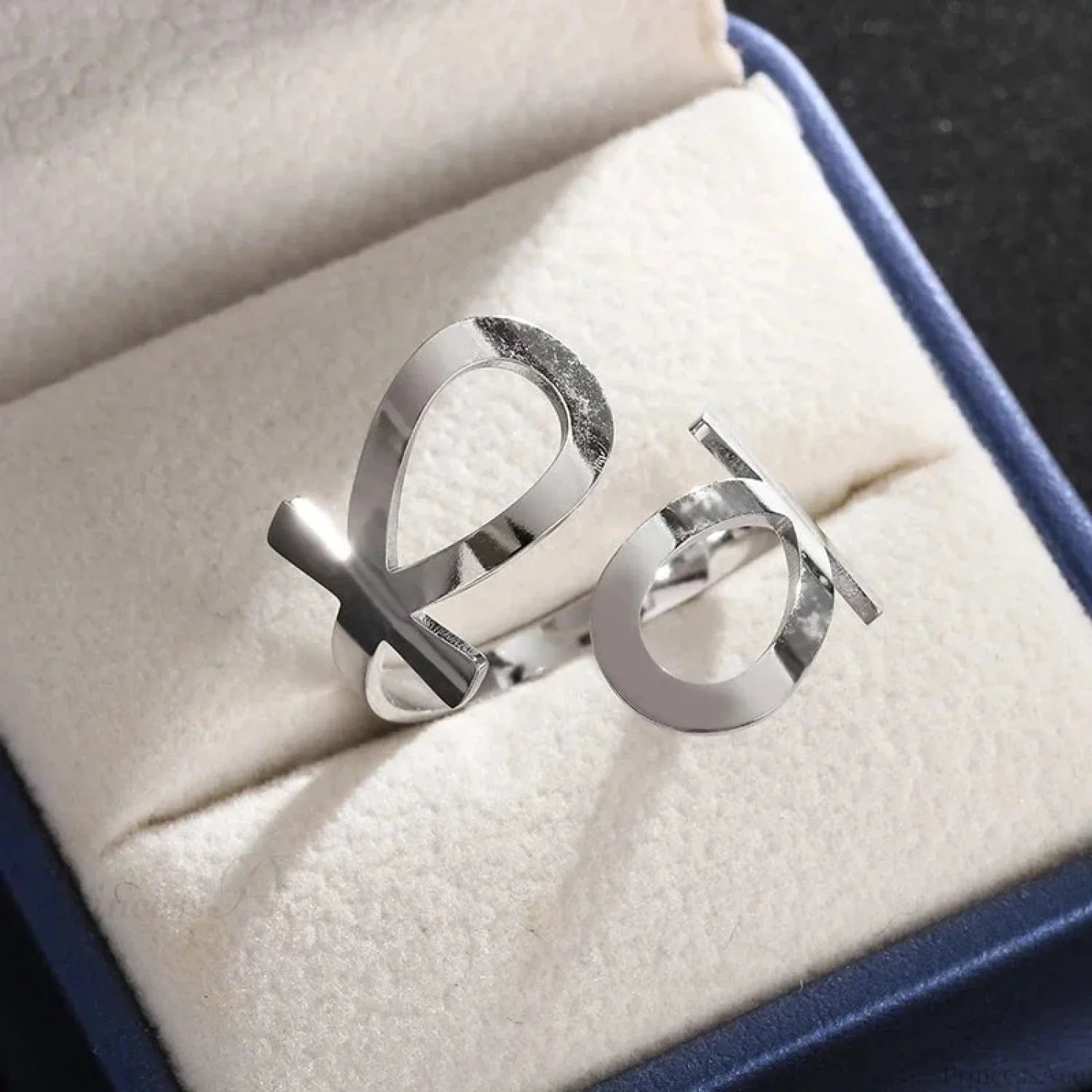 Sinister Eye Style Gothic Pointer Ring Silver2